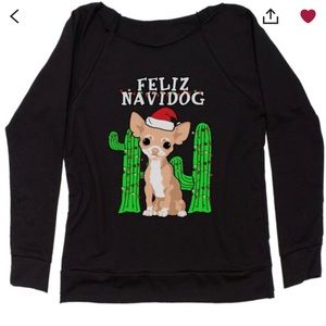Feliz Navidog Christmas Sweater Size Small